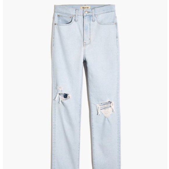 NWT Madewell The Momjean in Harman Wash with Raw-Hem - Picture 5 of 12